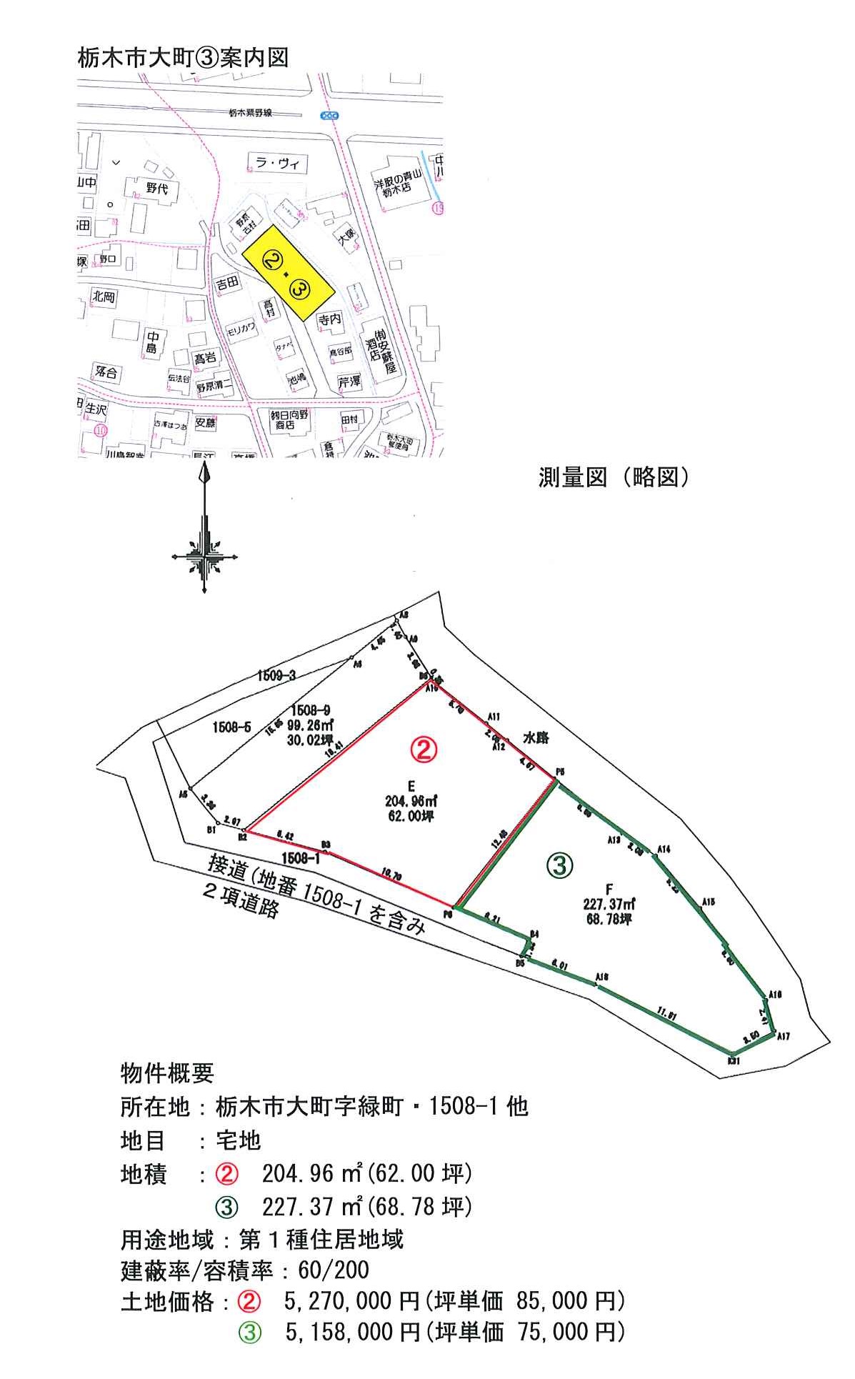 栃木市大町② ／ ③